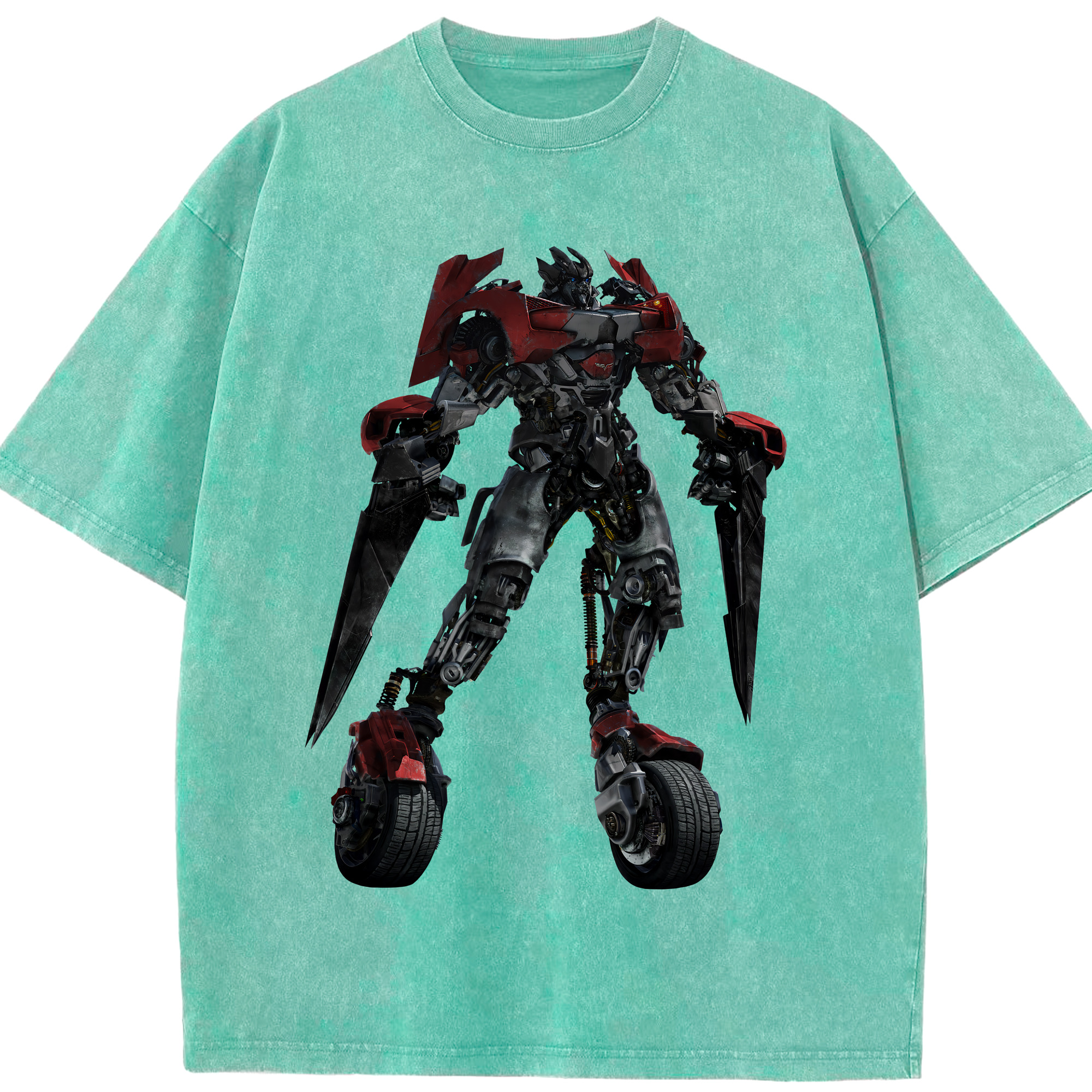 （画像用） Transformers トランスフォーマー 綿100% ヴィンテージ風 半袖Tシャツ（フロントプリント）